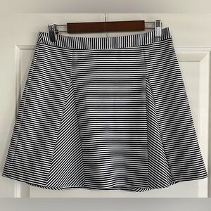 Michael Michael Kors Black and White Striped Skirt